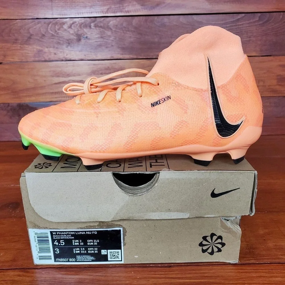 Nike Phantom Luna NU FG 'United Pack' Women Size 4.5 Soccer‎ Cleats FN8507-800